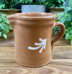 Pichet en terre cuite vernissée – Poterie artisanale T2O