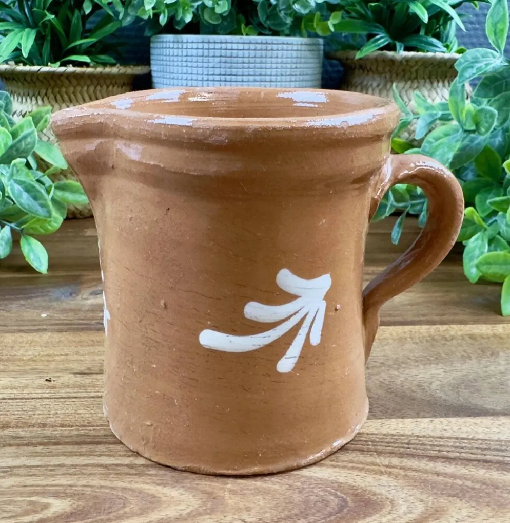 Pichet en terre cuite vernissée – Poterie artisanale T2O