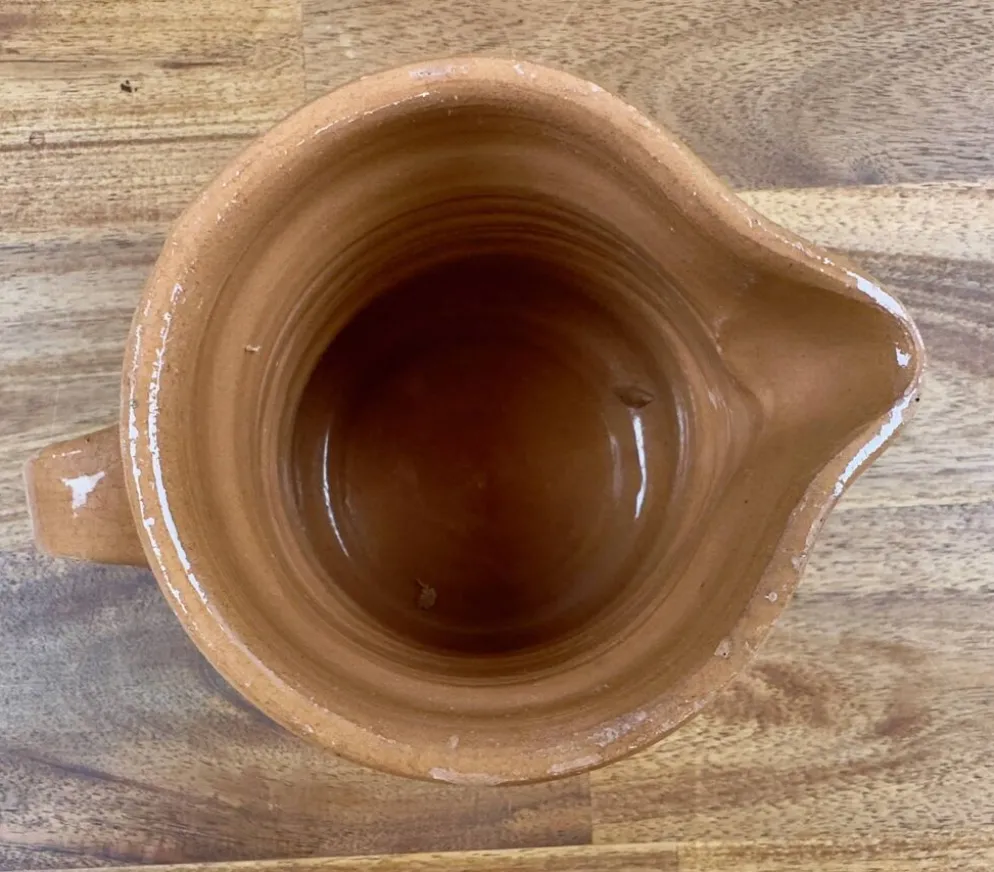 Pichet en terre cuite vernissée – Poterie artisanale T2O