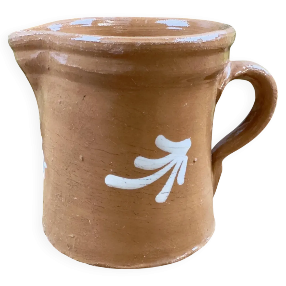 Pichet en terre cuite vernissée – Poterie artisanale T2O