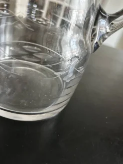 Pichet en verre années 50