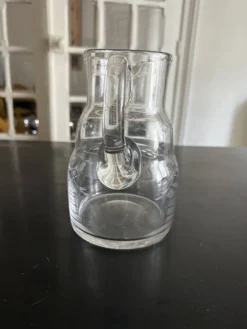 Pichet en verre années 50