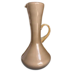 Pichet en verre opalin vintage – style Murano