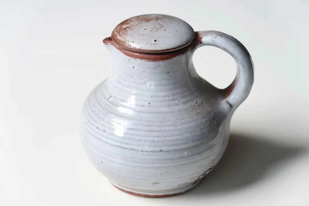 Pichet à lait en grès de Jeanne et Norbert Pierlot, années 60