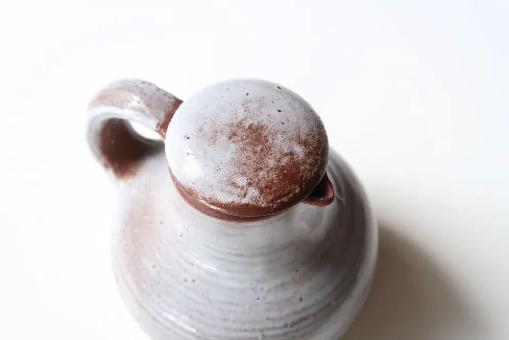 Pichet à lait en grès de Jeanne et Norbert Pierlot, années 60