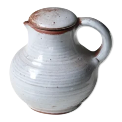 Pichet à lait en grès de Jeanne et Norbert Pierlot, années 60