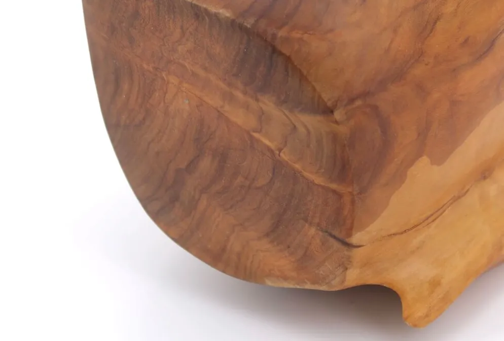 Pichet monoxyle en bois style Alexandre Noll, années 50