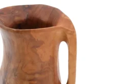 Pichet monoxyle en bois style Alexandre Noll, années 50