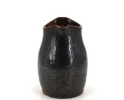 Pichet noir en grès de Jean Talbot, La Borne céramique années 40