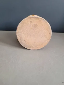 Pichet pot à lait ancien en terre cuite vernissée
