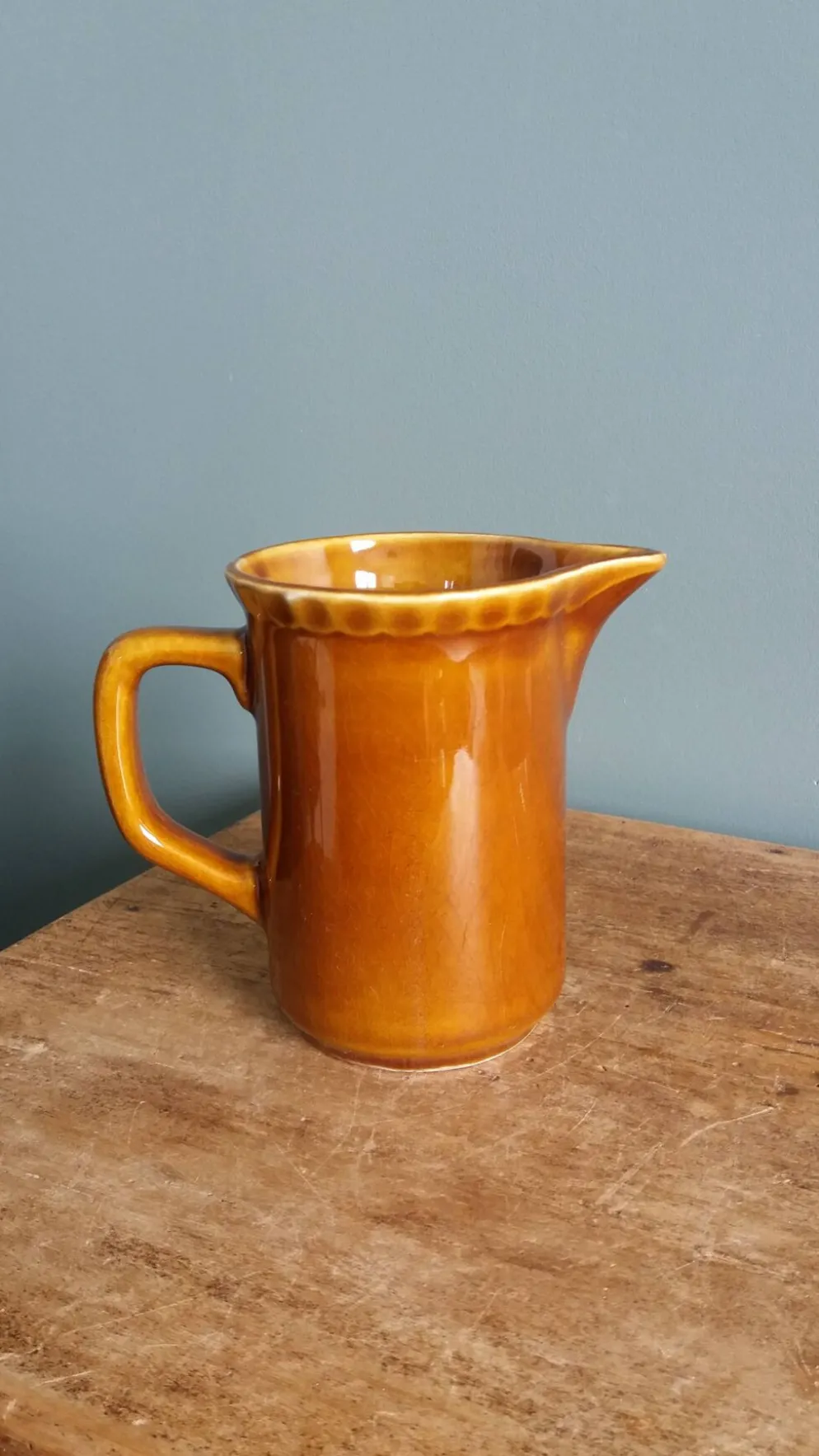 Pichet pot à lait Digoin Sarreguemines