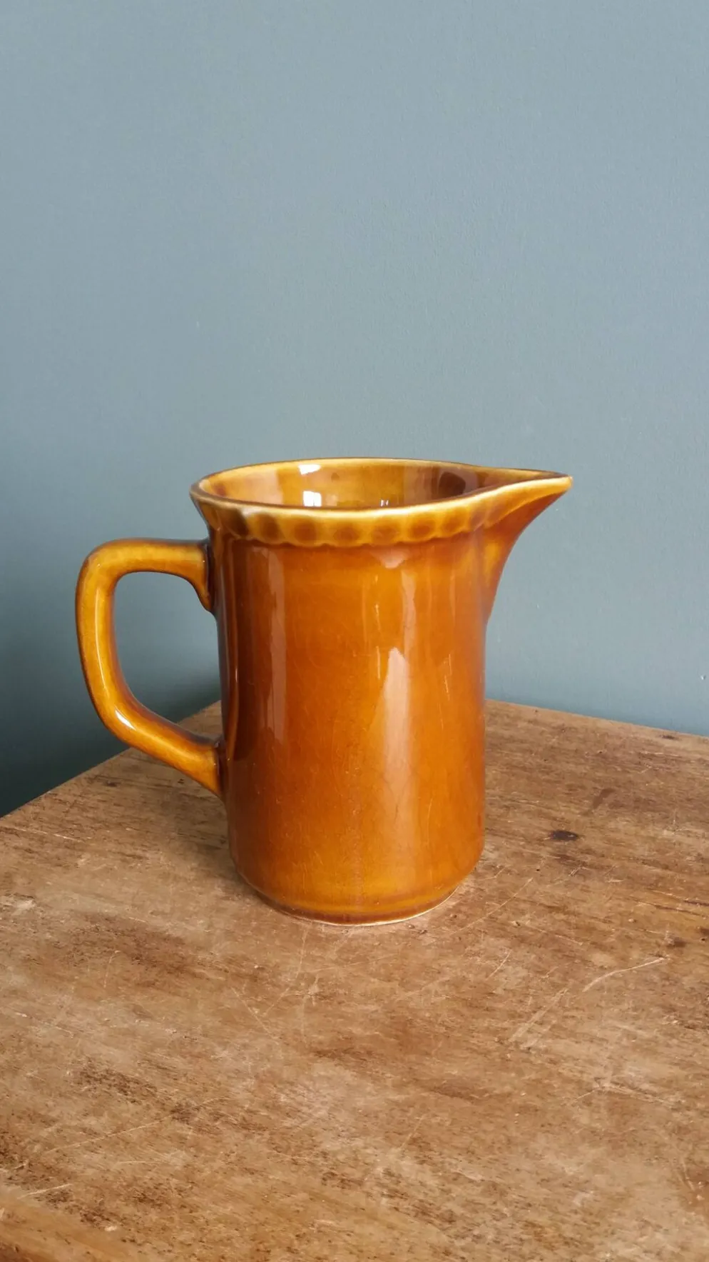 Pichet pot à lait Digoin Sarreguemines