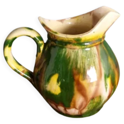 Pichet pot à lait en céramique artisanale
