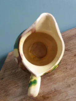 Pichet pot à lait en céramique artisanale