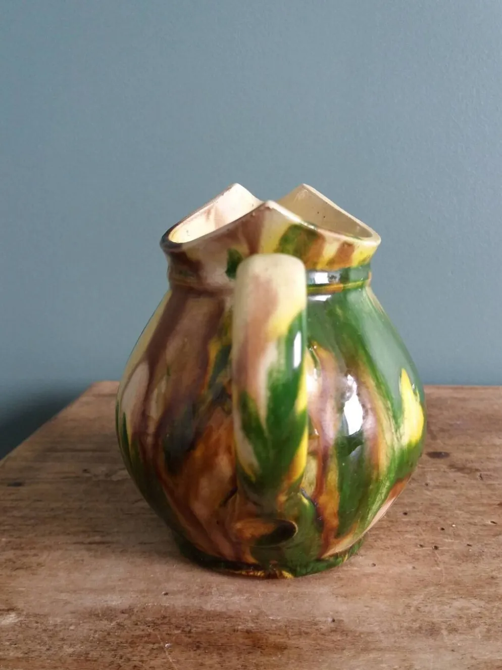 Pichet pot à lait en céramique artisanale