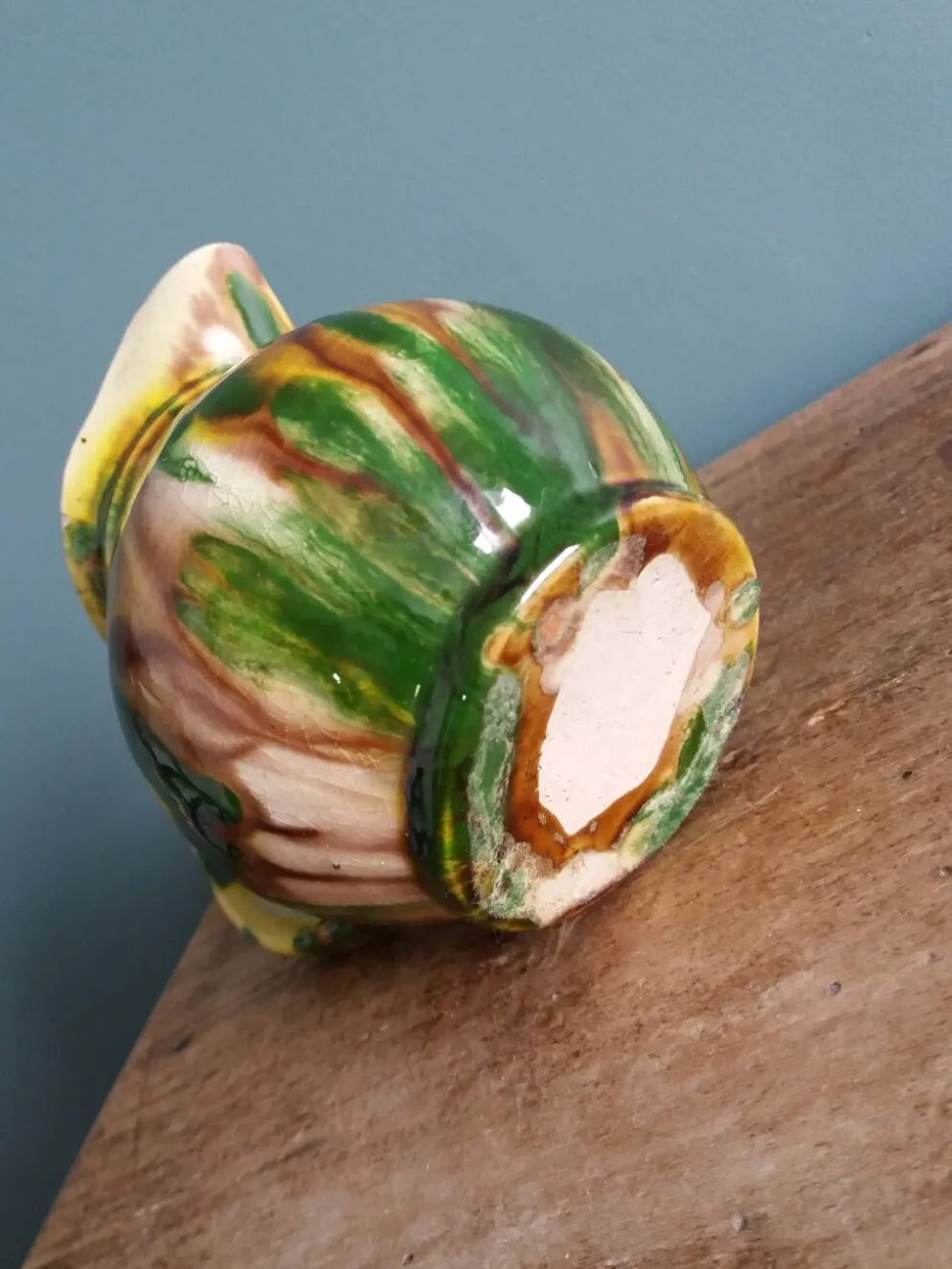 Pichet pot à lait en céramique artisanale