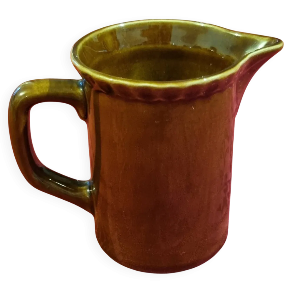 Pichet - Pot à lait marron vintage