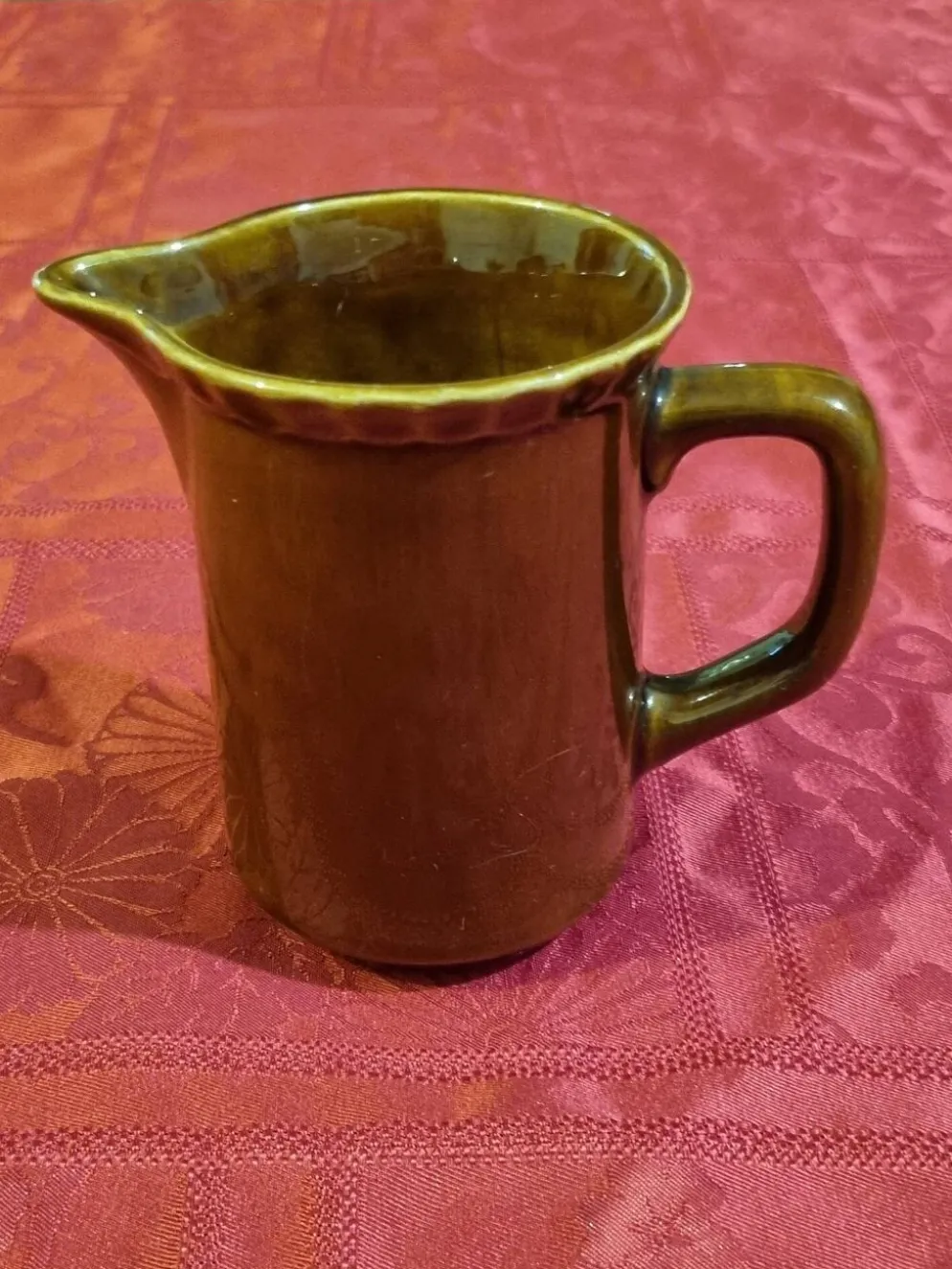 Pichet - Pot à lait marron vintage