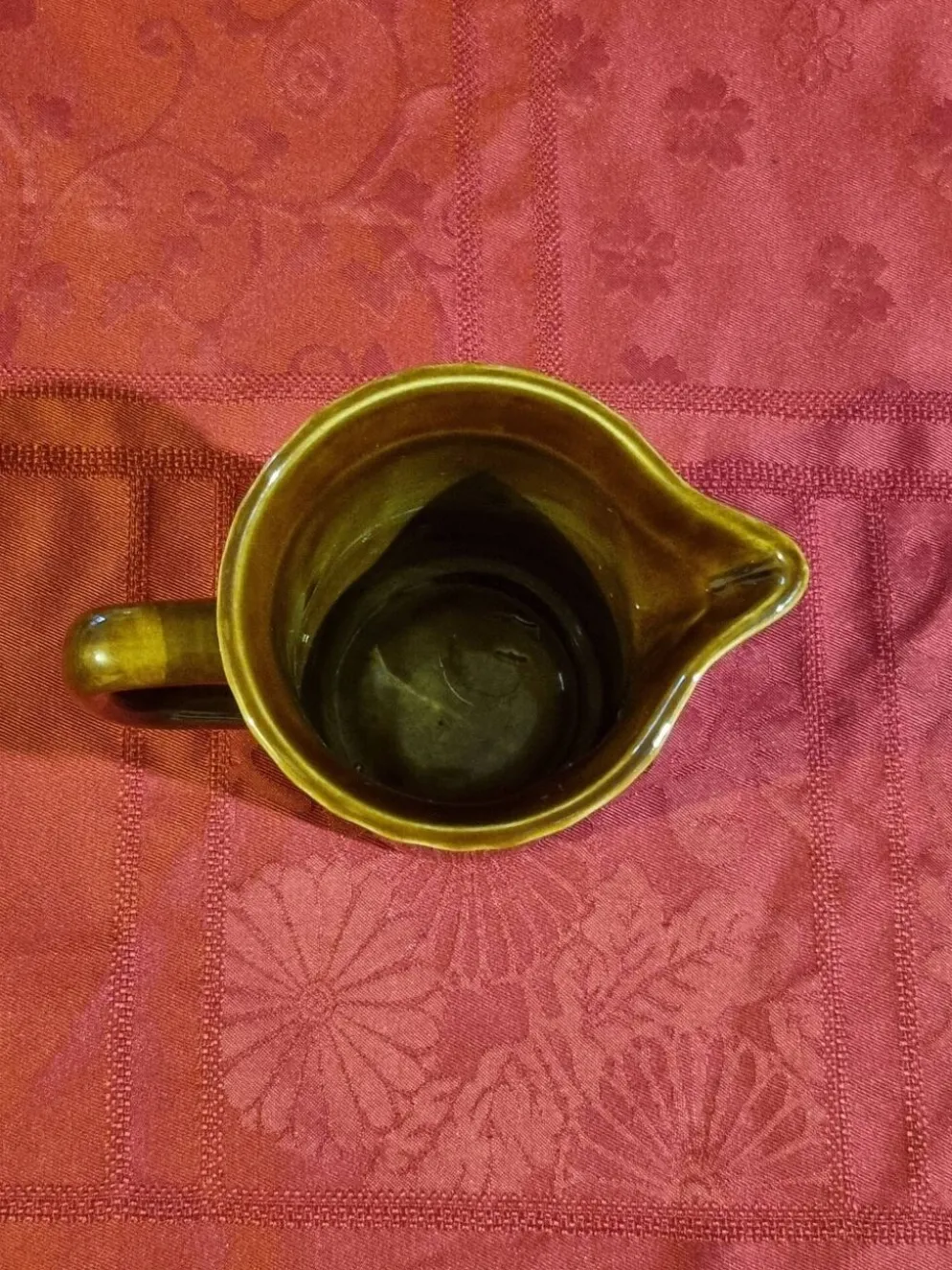 Pichet - Pot à lait marron vintage