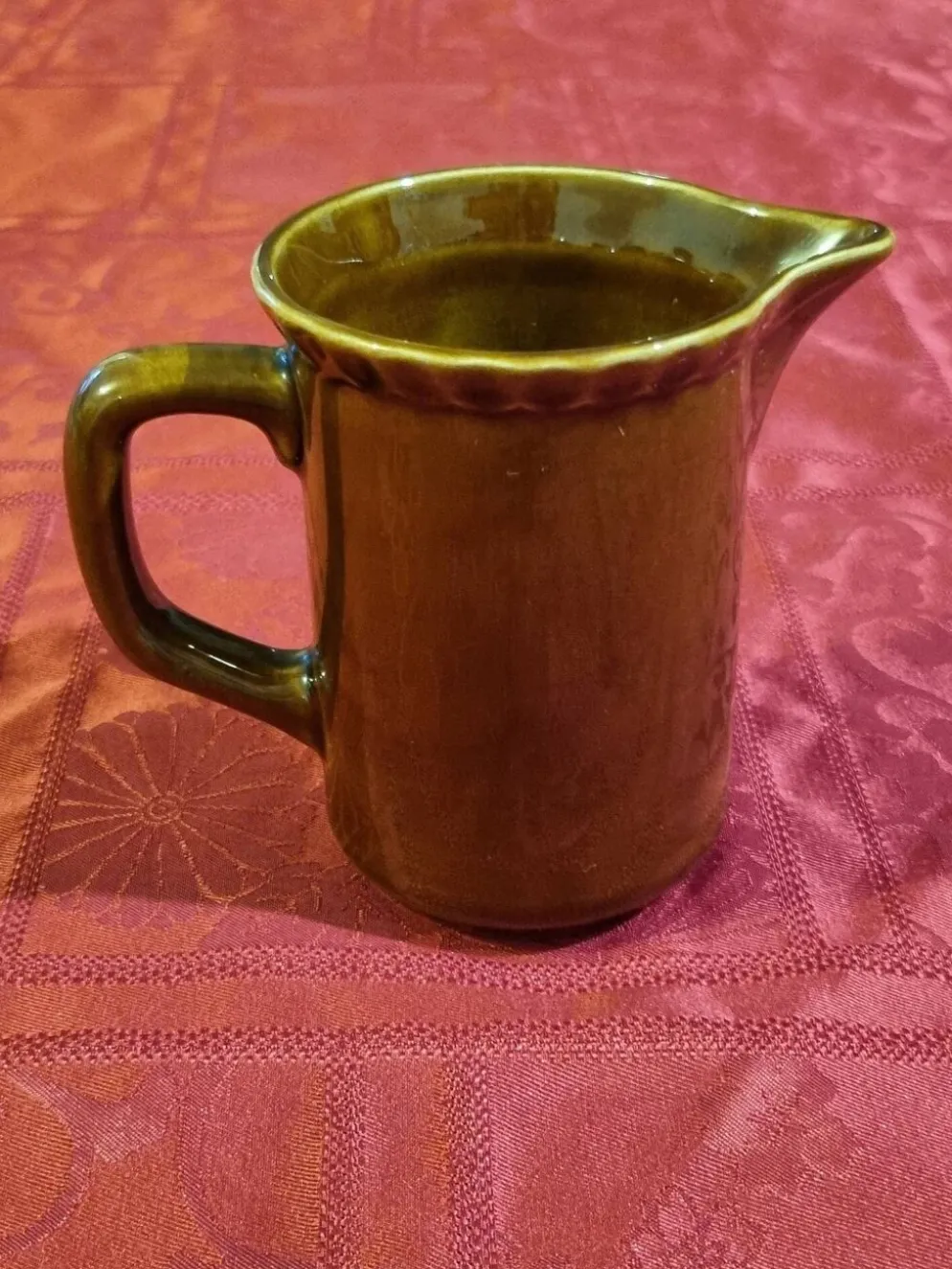 Pichet - Pot à lait marron vintage