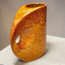 Pichet sculptural en céramique Roberto Rigon pour Bertoncello Italie vers 1960