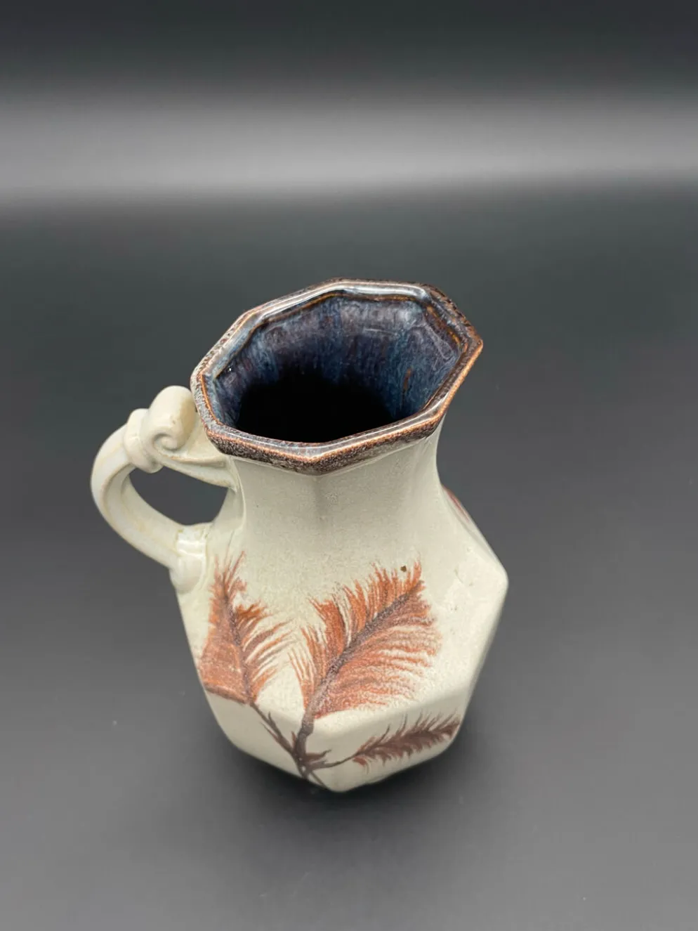 Pichet, vase à anse Bay Keramik 691-17, Allemagne de l’Ouest