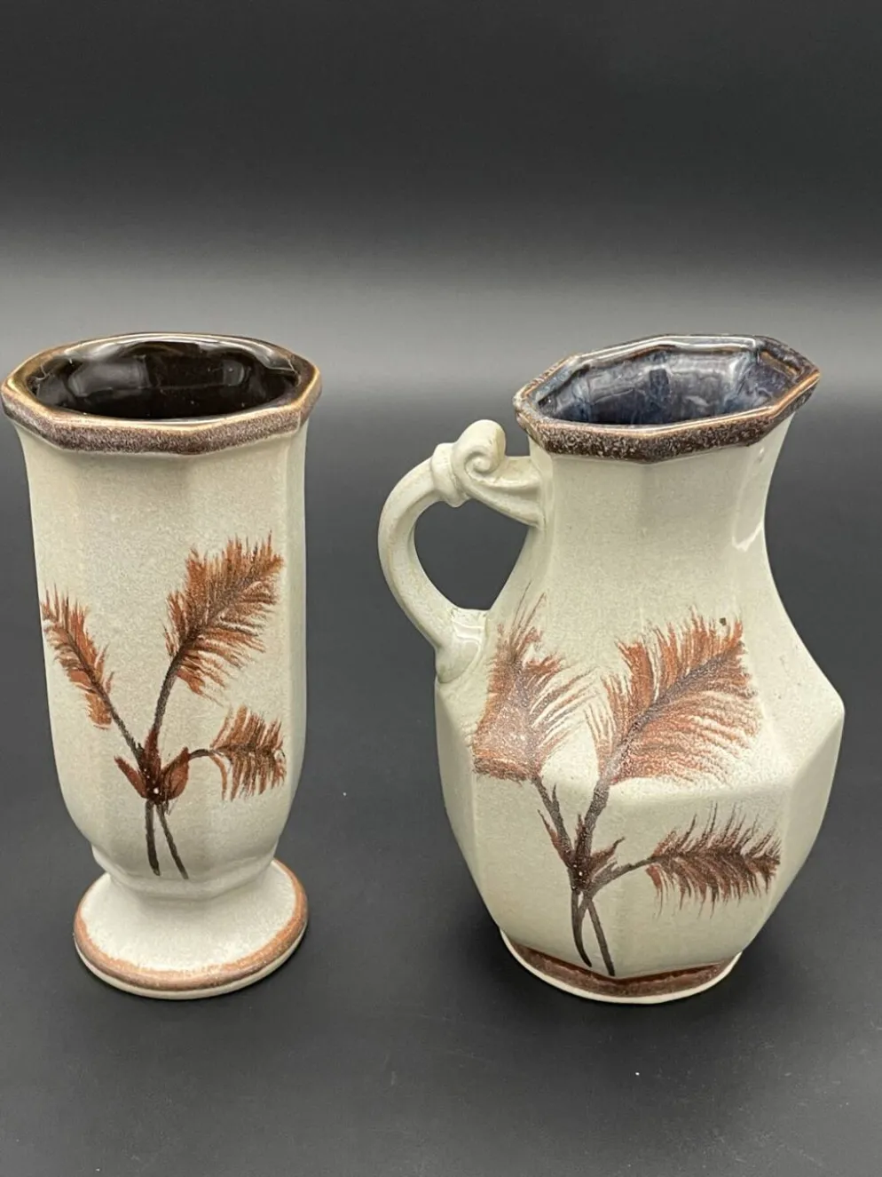 Pichet, vase à anse Bay Keramik 691-17, Allemagne de l’Ouest