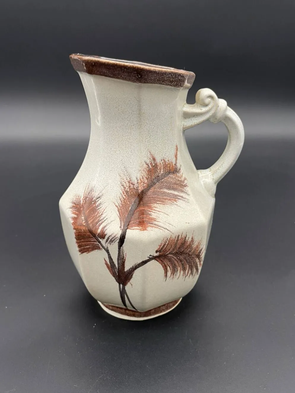 Pichet, vase à anse Bay Keramik 691-17, Allemagne de l’Ouest