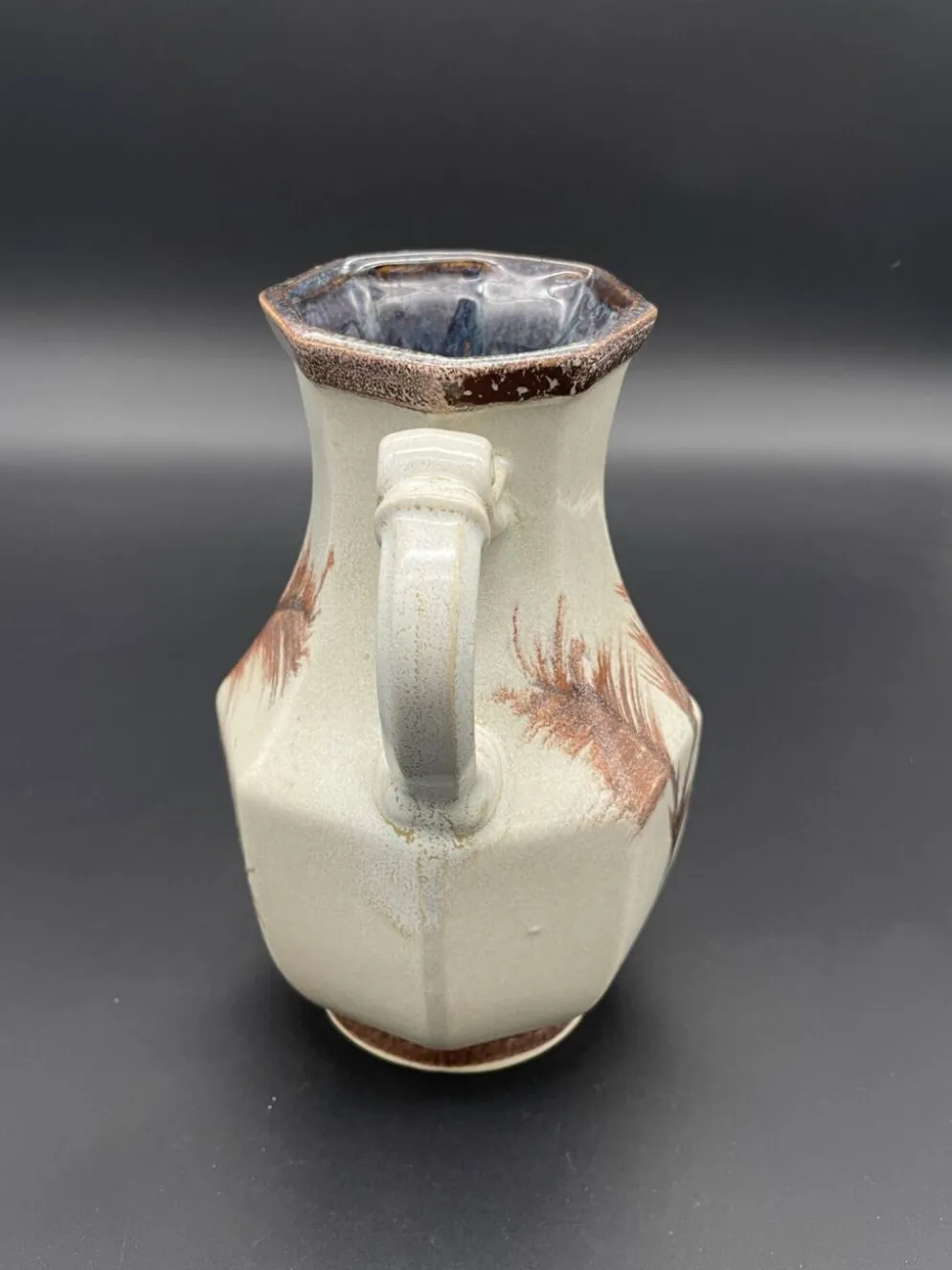Pichet, vase à anse Bay Keramik 691-17, Allemagne de l’Ouest