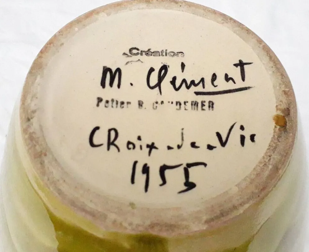 Pichet vase en céramique années 50