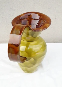 Pichet vase en céramique années 50