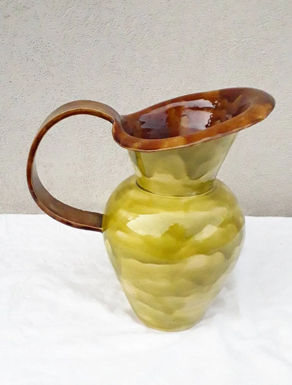 Pichet vase en céramique années 50