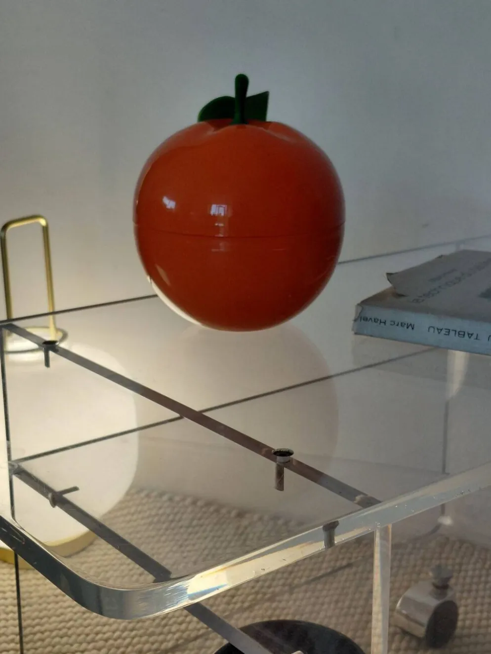 Piece de design: Desserte David Lange en Altuglas 15mm-Circa 1980