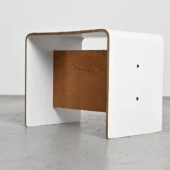 Pierre Guariche, paire de tables de chevet pour la Plagne, vers 1968