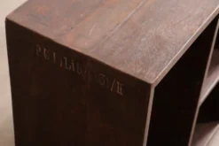 Pierre Jeanneret PJ-R-27-A porte-documents à 6 trous, Chandigarh, 1958