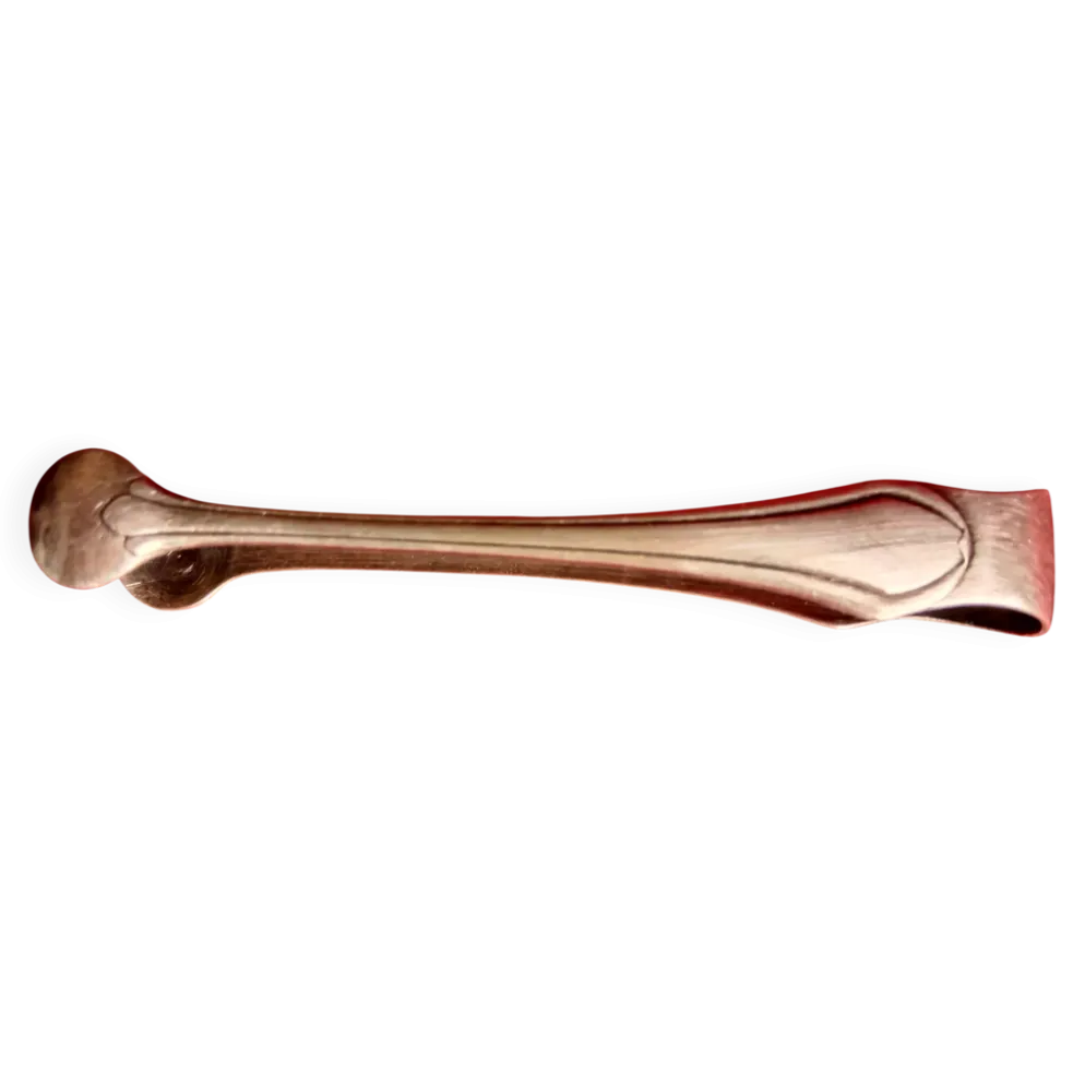 Pince a sucre en metal argente art deco