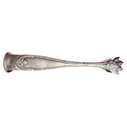 Pince a sucre en metal argente style louis xv griffes de lion