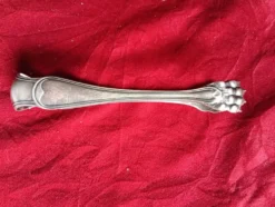 Pince a sucre en metal argente style art nouveau