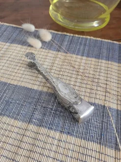 Pince à sucre argenté Art Nouveau