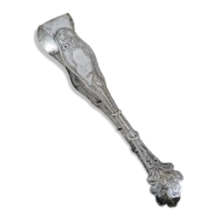 Pince à sucre argenté Art Nouveau