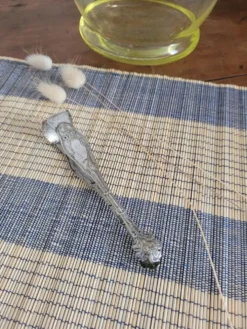 Pince à sucre argenté Art Nouveau