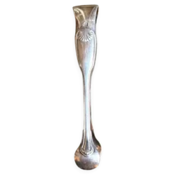 Pince à sucre Christofle en métal argenté, décor coquille