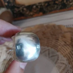Pince à sucre en métal argent art nouveau