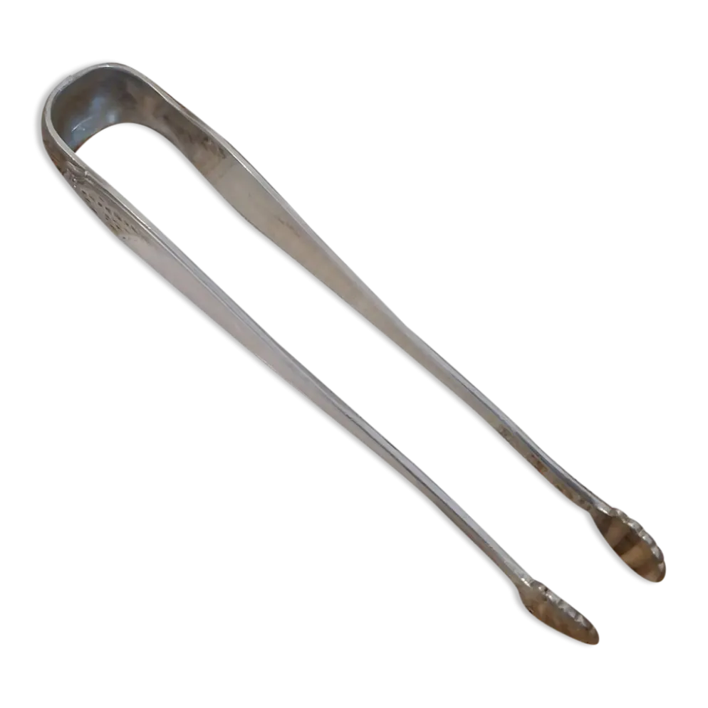 Pince à sucre en métal argent art nouveau