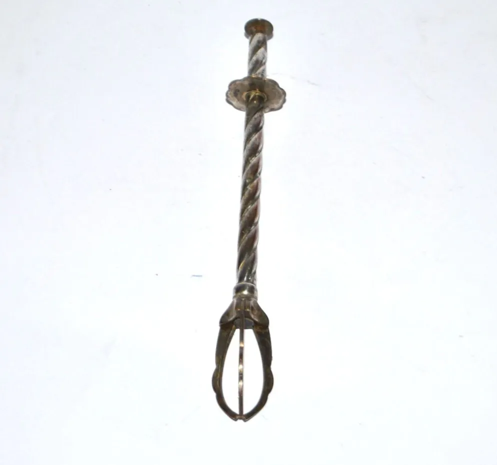 Pince à sucre glaçon vintage "Pince Crabe" en métal argenté