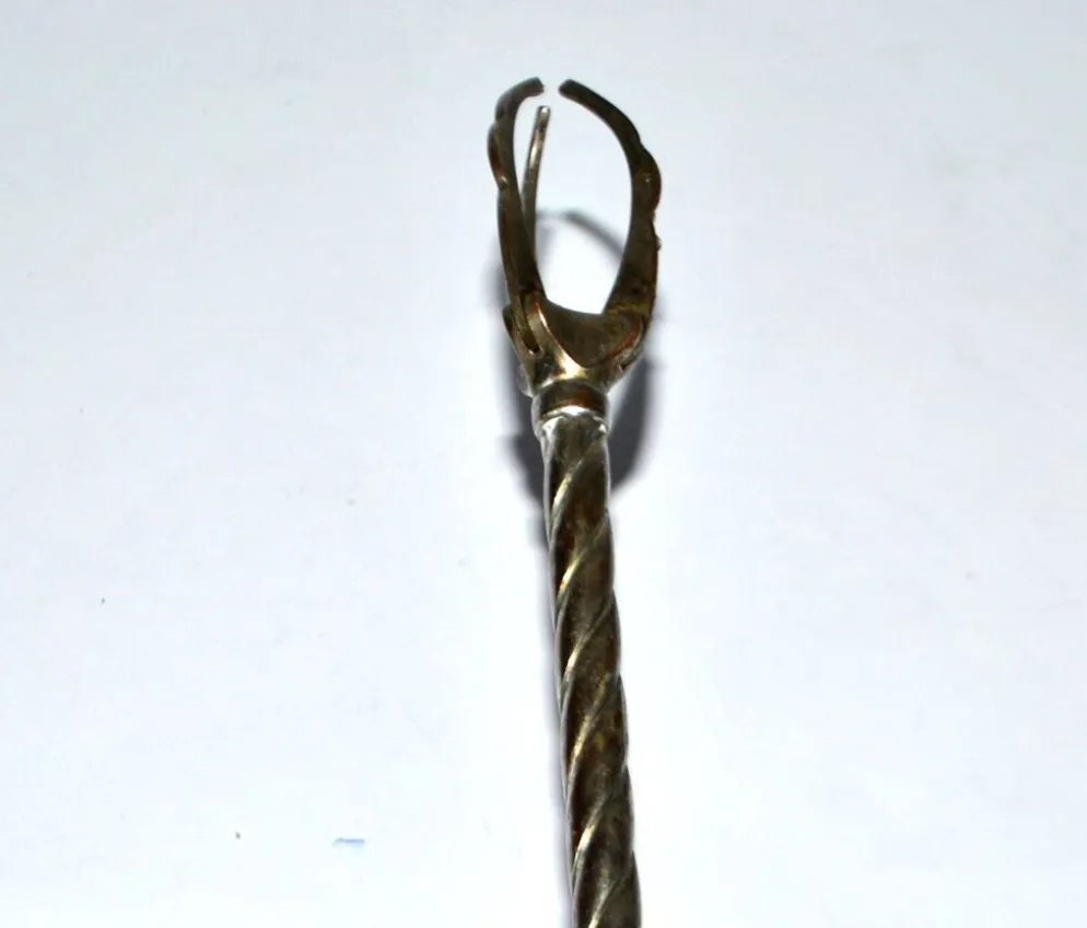 Pince à sucre glaçon vintage "Pince Crabe" en métal argenté