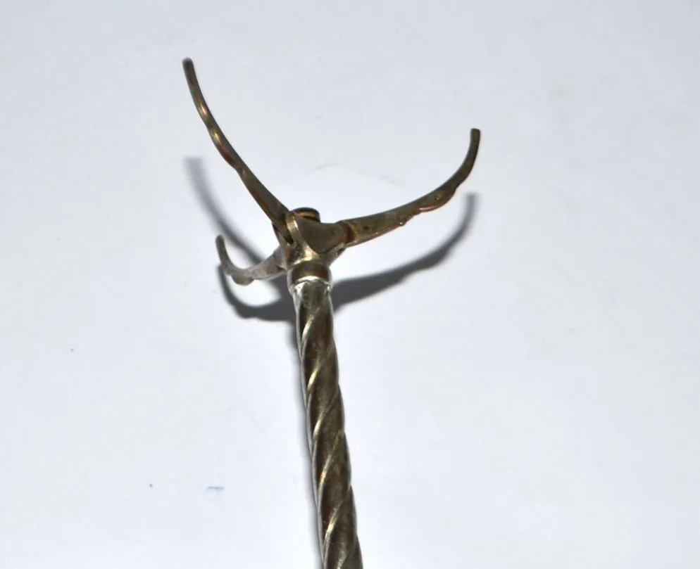 Pince à sucre glaçon vintage "Pince Crabe" en métal argenté