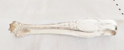 Pince à sucre ou glaçons en argent
