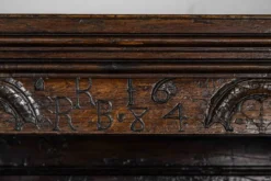 Placard Charles II en Chêne, 1684, Set de 3