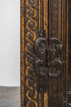 Placard Charles II en Chêne, 1684, Set de 3